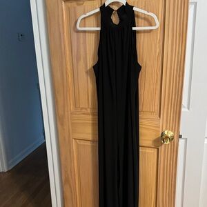 Express Black Sleeveless Jumpsuit
